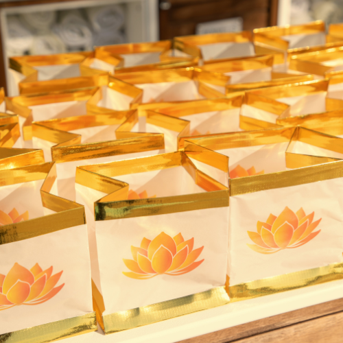 Welcome bag creation and distribution